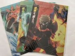 映画『僕のヒーローアカデミア』前売特典　クリアファイル　全３種セット