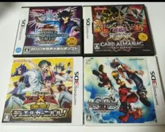 遊戯王 キングダムハーツ DS 3DS ソフト 4本セット