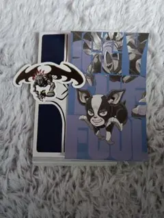ジョジョ　スシローコラボ　イギー　ステッカー　ピック