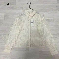 新品未使用【GU】ジーユー　レースシャツ　ブラウス　XS