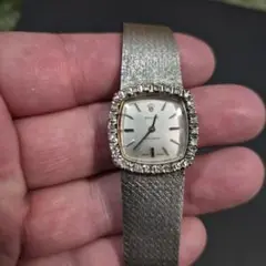 ト*マ様 ROLEXロレックスプレシジョンダイヤベゼルレディース手巻き腕時計稼働 ROLEX】ロレックス プレシジョン 腕時計 ダイヤベゼル