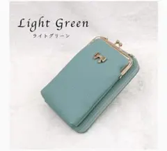 スマホポーチ　がま口　サコッシュ