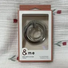 ELECOM &me MagSafe対応 スマホリングシルバー