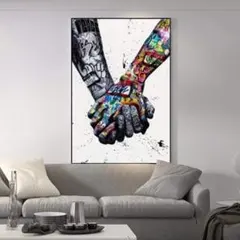 ミッドセンチュリー キャンバスポスター A3サイズ レトロ インテリア ARM