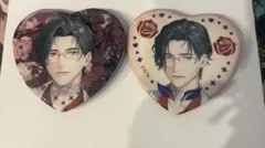 にじさんじ Rose Valentine 五木左京 ハート缶バッジ 缶バッジ