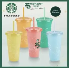 レア★海外限定 スターバックス タイ限定 カラーチェンジ リユーザブルカップ5個