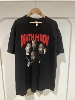 DEATH ROW プリントTシャツ XL ブラック