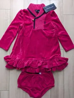 Ralph Lauren ベルベット ワンピース 90cm