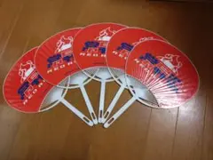 非売品　カープ　2015 キャッチフレーズうちわ　5本セット♫