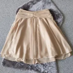MATERIAシャンパンゴールドフレアスカートのサムネイル