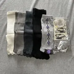 【未使用品】5本ゆびレディースソックス 6足セット