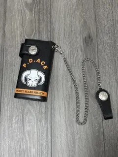 エース ONE PIECE P.D.ACE 長財布 ウォレットチェーン付