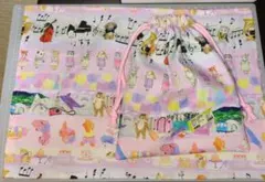 yukiemon ランチョンマット　巾着袋