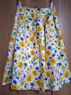 ROPÉ PICNIC 花柄フレアスカート 36