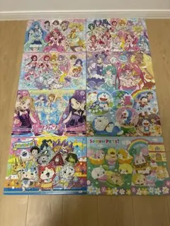 プリキュア　アイカツ　女の子　パズル　まとめ売り　8点