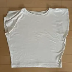 ジネス半袖カットソーピンクベージュドロップショルダーTシャツノースリーブのサムネイル