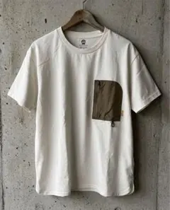 グリップスワニー ホワイト Tシャツ XL カーキポケットのサムネイル