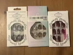 ネイルチップ 3点セット まとめ売りのサムネイル