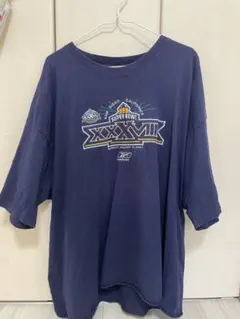 古着 Reebok Tシャツ ネイビー