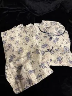 パジャマ 花柄 上下セット ルームウェア 入院 介護