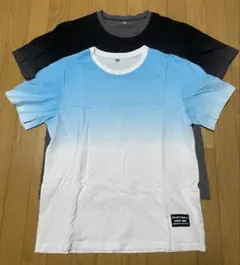 SHANLIANG Tシャツ メンズ 無地 綿100% グラデーション