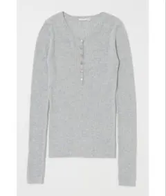 MOUSSY 【26年SS新作】CALM TOUCH HENRY NECKグレーのサムネイル