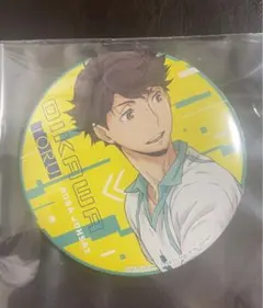 ハイキュー カラパレ ダッシュ 缶バッジ 及川徹