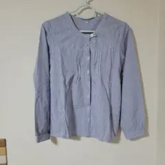 ストライプ柄 長袖シャツ Sサイズ