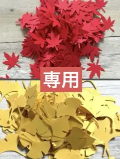 nene様 リクエスト 2点 クラフトパンチ 秋 紅葉のサムネイル