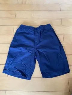 ユニクロ　イージーショートパンツ　ネイビー140