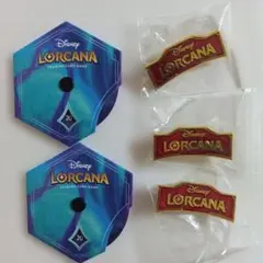 ロルカナ　ピンバッジ　LORCANA ロゴ　赤 ロアカウンター　新品