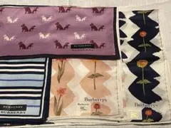 Burberry バーバリー　大判ハンカチセット　4枚