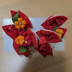 七五三 和装　つまみ細工 4個セット