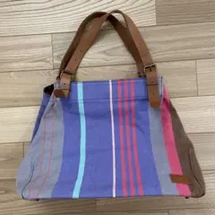 カラフルストライプトートバッグのサムネイル