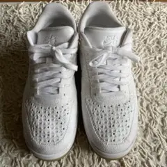 Nike Air Force one フライニットホワイト スニーカー