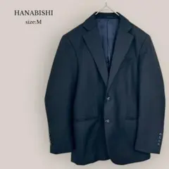 HANABISHI スーツジャケット　ビジネス　フォーマル　メンズ　ネイビー　M