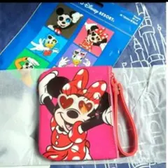 【ミニー】ポーチ　東京ディズニーリゾート　レトロ