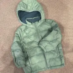 UNIQLO ウォームパテッドパーカ　100 アウター　グリーン　ジャンパー