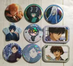 キャラクター 缶バッジ ノンジャンル まとめ売り 9個セット