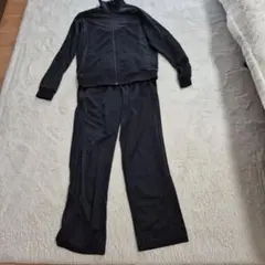 アディダス　adidas ブラック ジャージ上下セット