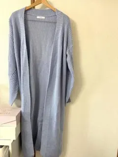 fifth ブルーニットロングカーディガン