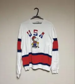【激レア！！】80s SNOOPY スヌーピー　USA製 スウェット