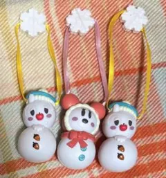 【24時間以内☆匿名発送】クリスマス ディズニー オーナメント 3つセット