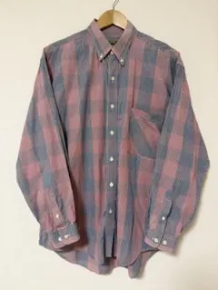 80s OLD UNIQLO 緑タグ チェックシャツ