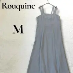 Rouquine レイヤードワンピース　グレー　重ね着　秋冬コーデ