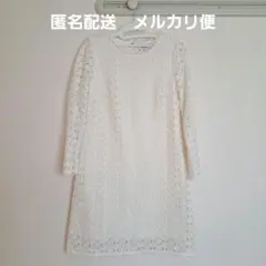 dazzlin　レースレトロワンピース　ホワイト　Mサイズ