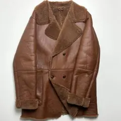 ムートンコート レザージャケット