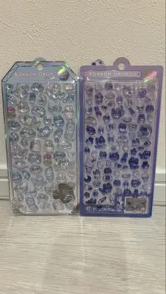 【正規品】ボンボンドロップシールオリジナルみずいろシャーベットよるねこミニセット