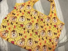 【非売品】 WC ダブルシー エコバッグ イエロー 黄色 クマタン 平成レトロのサムネイル