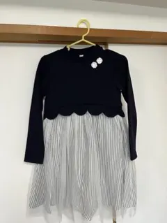 アプレレクールネイビー ドッキング ワンピース 140cm